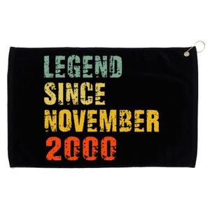 22 Year Old 22nd Birthday Gifts Legend Since November 2000 Grommeted Golf Towel