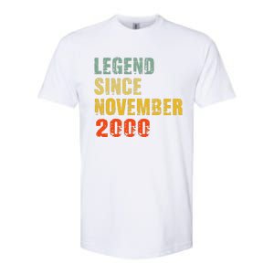 22 Year Old 22nd Birthday Gifts Legend Since November 2000 Softstyle CVC T-Shirt