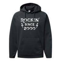 23 Year Old: Classic Rock 2000 23rd Birthday Performance Fleece Hoodie