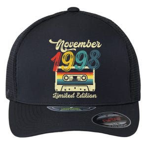 24 Years Old Gift Retro November 1998 Cassette 24th Birthday Flexfit Unipanel Trucker Cap