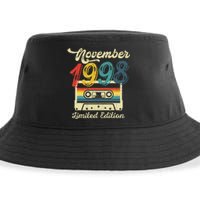 24 Years Old Gift Retro November 1998 Cassette 24th Birthday Sustainable Bucket Hat