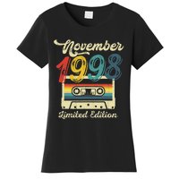 24 Years Old Gift Retro November 1998 Cassette 24th Birthday Women's T-Shirt