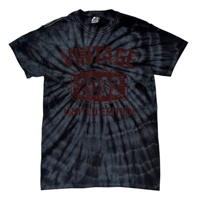 21 Years Old Vintage 2002 Limited Edition 21th Birthday Tie-Dye T-Shirt