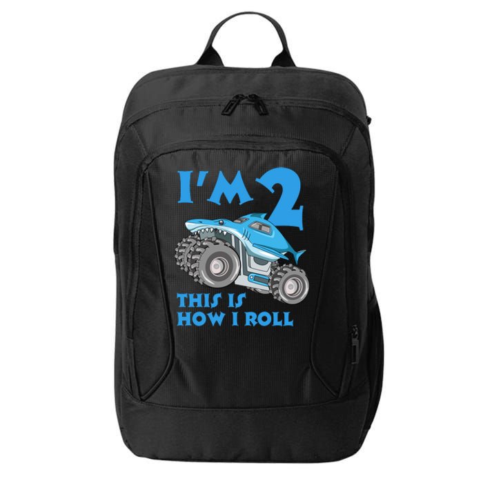 2 Year Old 2nd Birthday Monster Truck Car City Backpack