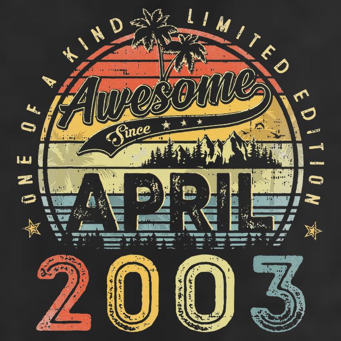 20 Year Old Awesome Since April 2003 20th Birthday 11oz C Handle Ceramic Mug