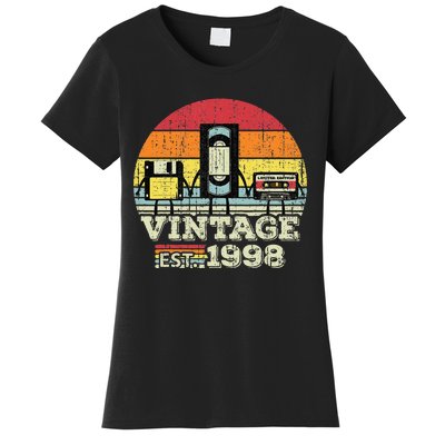 25 Year Old Funny Vintage 1998 25th Birthday Gifts Women Women's T-Shirt