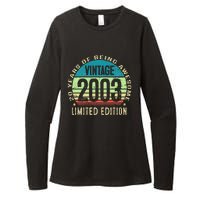 20 Year Old Gift Teen Vintage 2003 20th Birthday Womens CVC Long Sleeve Shirt