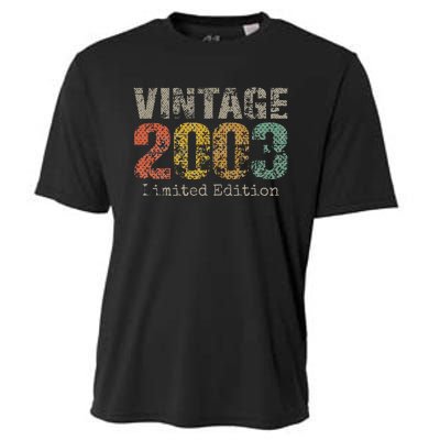 20 Year Old Gifts Vintage 2003 Limited Edition 20th Birthday Cooling Performance Crew T-Shirt