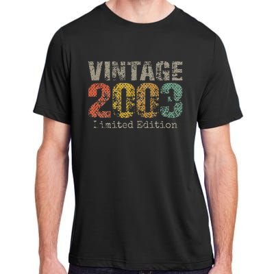 20 Year Old Gifts Vintage 2003 Limited Edition 20th Birthday Adult ChromaSoft Performance T-Shirt