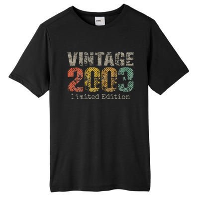 20 Year Old Gifts Vintage 2003 Limited Edition 20th Birthday Tall Fusion ChromaSoft Performance T-Shirt