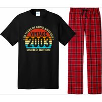 20 Years Old Gift Vintage 2003 Limited Edition 20th Birthday Pajama Set