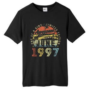 26 Year Old Awesome Since June 1997 26th Birthday Tall Fusion ChromaSoft Performance T-Shirt