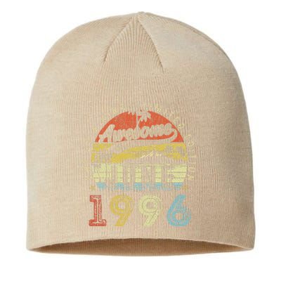 27 Year Old Awesome Since June 1996 27th Birthday Sustainable Beanie