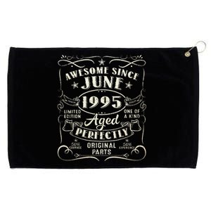 28 Year Old Awesome Since June 1995 28th Birthday Grommeted Golf Towel