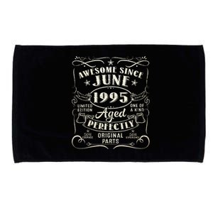 28 Year Old Awesome Since June 1995 28th Birthday Microfiber Hand Towel