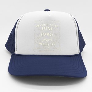 28 Year Old Awesome Since June 1995 28th Birthday Trucker Hat