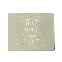 28 Year Old Awesome Since June 1995 28th Birthday Mousepad