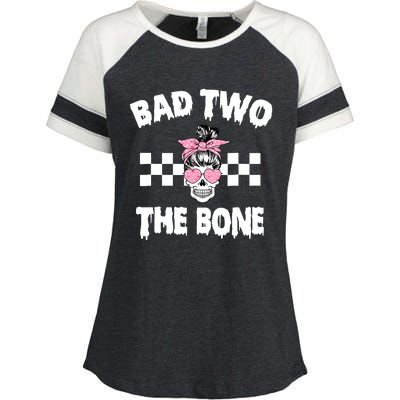 2 Years Old Girl Enza Ladies Jersey Colorblock Tee