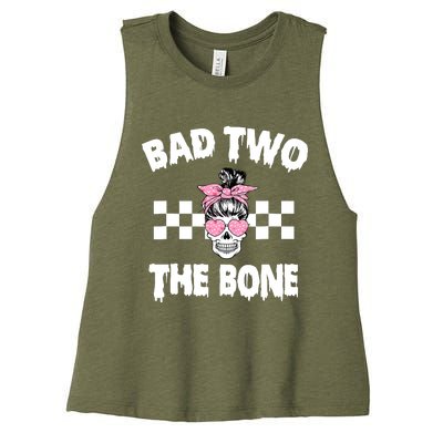 2 Years Old Girl Women's Racerback Cropped Tank