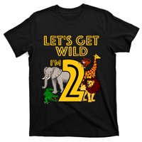 2 Year Old Zoo Birthday Safari Jungle Animal 2nd Gift T-Shirt