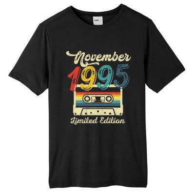 27 Years Old Gift Retro November 1995 Cassette 27th Birthday Tall Fusion ChromaSoft Performance T-Shirt