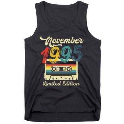 27 Years Old Gift Retro November 1995 Cassette 27th Birthday Tank Top