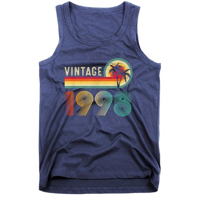 25 Year Old Gifts Vintage 1998 Limited Edition 25th Birthday Tank Top