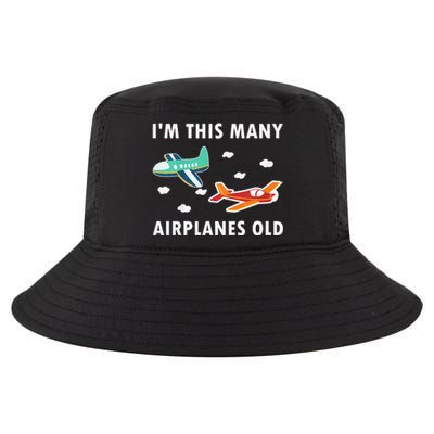 2 Years Old Airplanes Old 2nd Birthday Cool Comfort Performance Bucket Hat