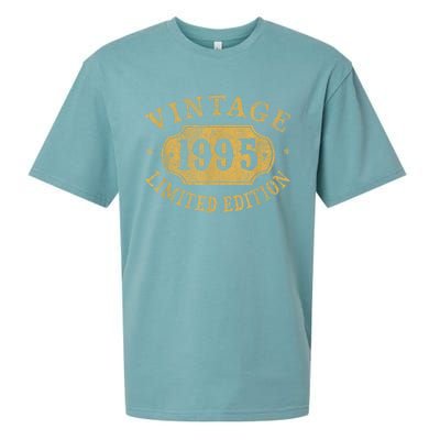 28 years old 28th Birthday Anniversary Best Limited 1995 Sueded Cloud Jersey T-Shirt