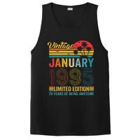 28 Years Old Gifts Vintage January 1995 28th Birthday Gift PosiCharge Competitor Tank