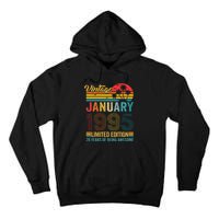 28 Years Old Gifts Vintage January 1995 28th Birthday Gift Tall Hoodie