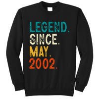 21 Year Old Legend Since May 2002 21st Birthday Sweatshirt