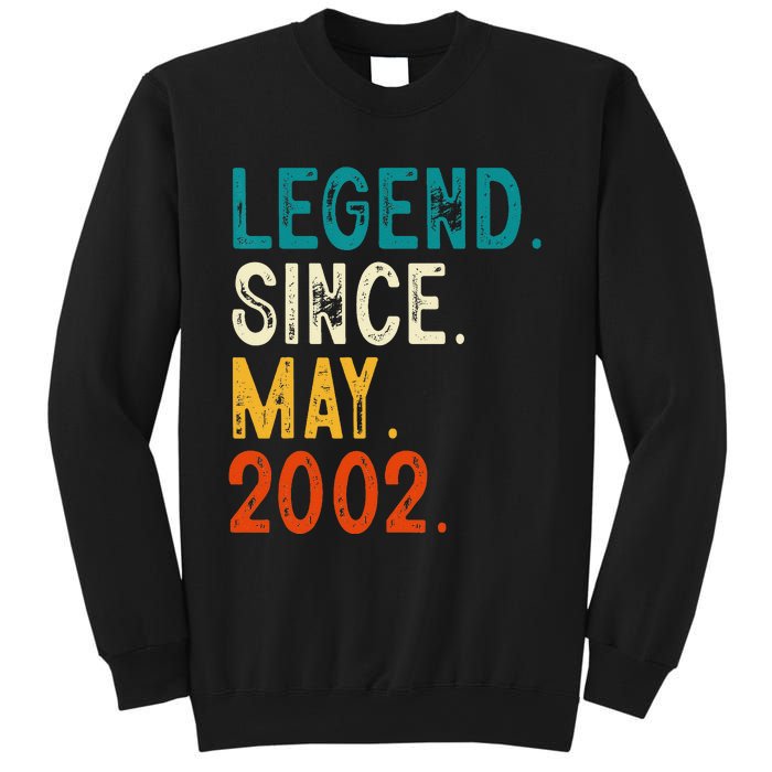 21 Year Old Legend Since May 2002 21st Birthday Sweatshirt