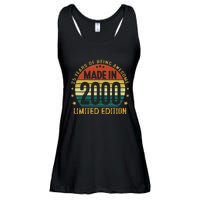 25 Year Old Gifts Made In 2000 Limited Edition 25th Birthday Ladies Essential Flowy Tank