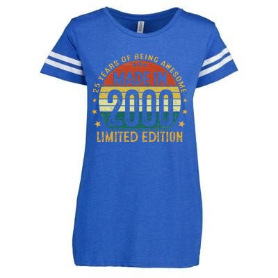 25 Year Old Gifts Made In 2000 Limited Edition 25th Birthday Enza Ladies Jersey Football T-Shirt