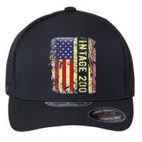 20 Year Old Gifts Vintage 2003 American Flag 20th Birthday Flexfit Unipanel Trucker Cap