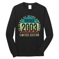 20 Year Old Giftss N Vintage 2003 20th Birthday Long Sleeve Shirt