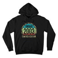 20 Year Old Giftss N Vintage 2003 20th Birthday Tall Hoodie