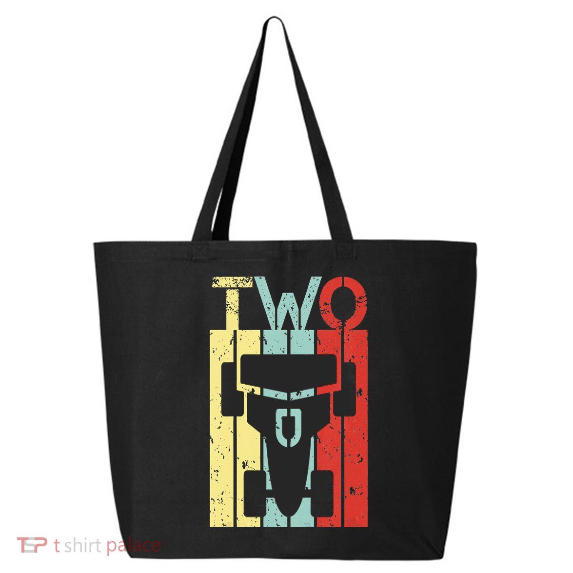 2 Year Old Race Car Second Birthday 2nd Birthday 25L Jumbo Tote