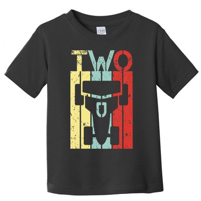 2 Year Old Race Car Second Birthday 2nd Birthday Toddler T-Shirt