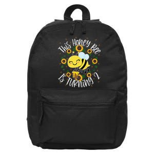 2 Years Old Bday Birthday Gift Cute Bee 2nd Anniversary 16 in Basic Backpack