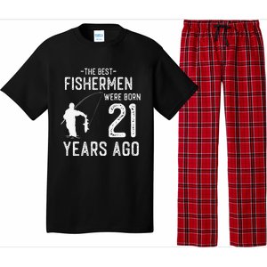 21 Year Old Fishing Fishermen Gifts For Birthday Pajama Set