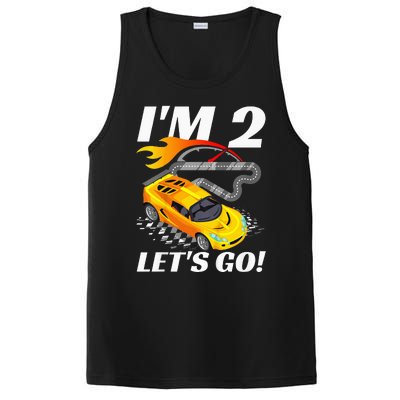 2 Year Old 2nd Racing Racecar Birthday Party PosiCharge Competitor Tank