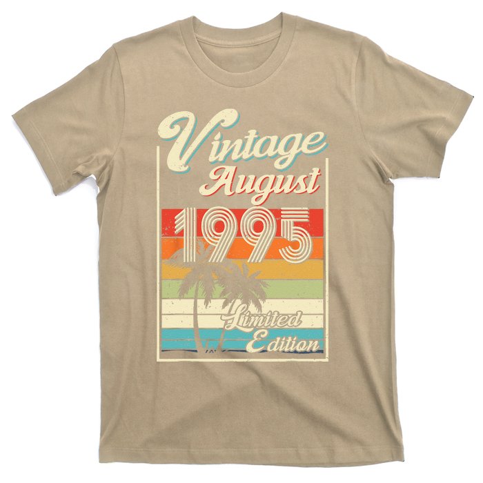 28 Year Old Vintage August 1995 Birthday Limited T-Shirt