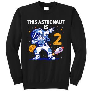 2 Years Old Birthday Gifts Astronaut 2nd Birthday Sweatshirt