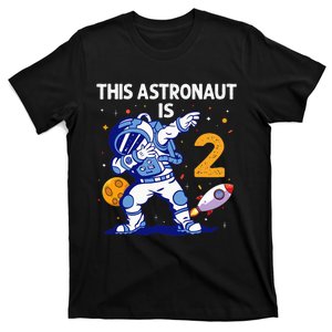 2 Years Old Birthday Gifts Astronaut 2nd Birthday T-Shirt