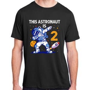 2 Years Old Birthday Gifts Astronaut 2nd Birthday Adult ChromaSoft Performance T-Shirt