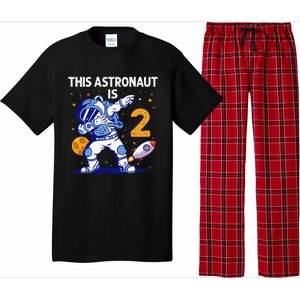 2 Years Old Birthday Gifts Astronaut 2nd Birthday Pajama Set