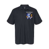 2 Years Old Birthday Gifts Astronaut 2nd Birthday Softstyle Adult Sport Polo