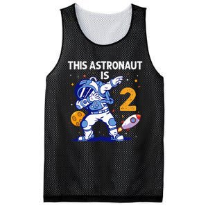 2 Years Old Birthday Gifts Astronaut 2nd Birthday Mesh Reversible Basketball Jersey Tank